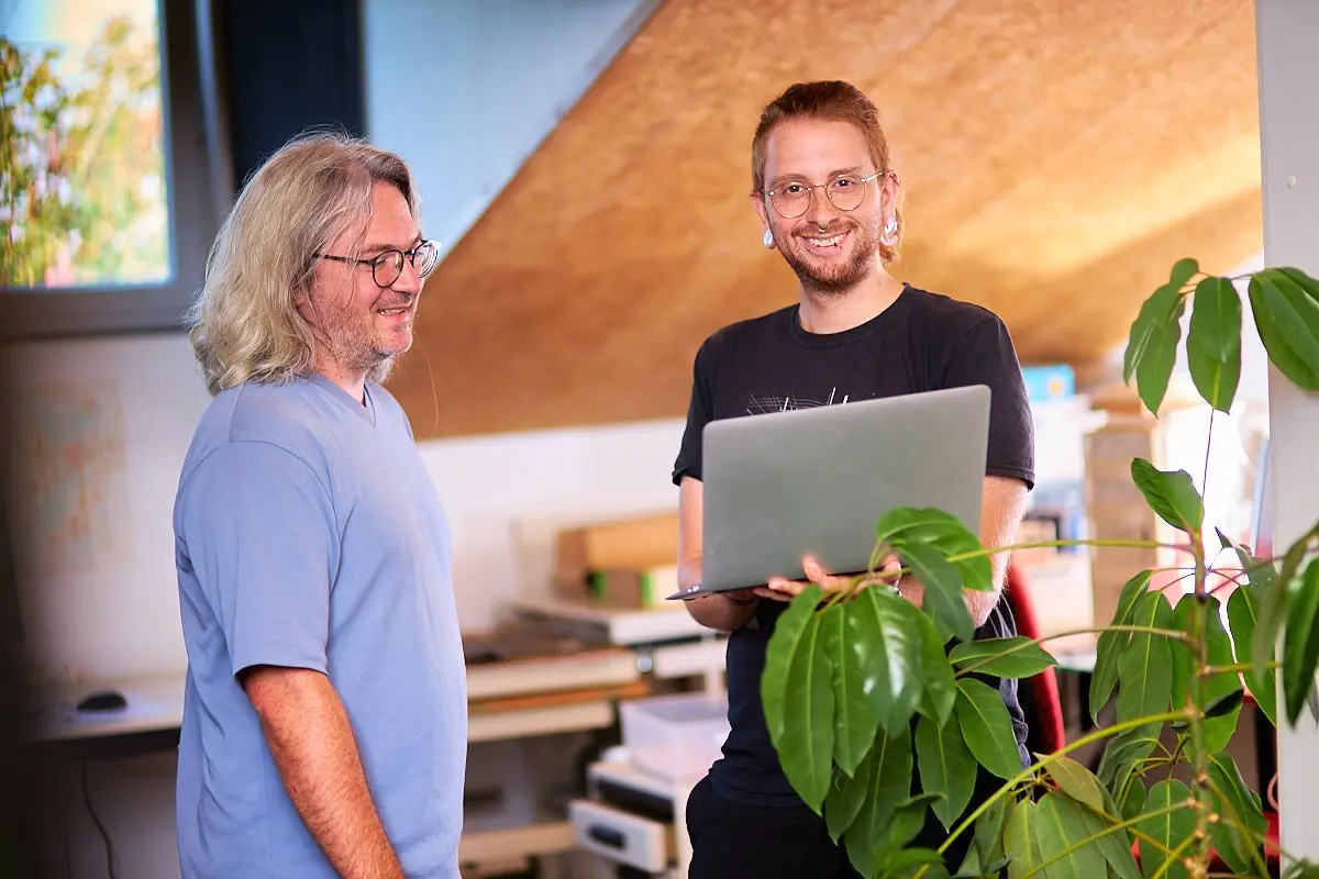 Samuel Aubert und Mario Ardigo, Gründer der Webagentur Impakt